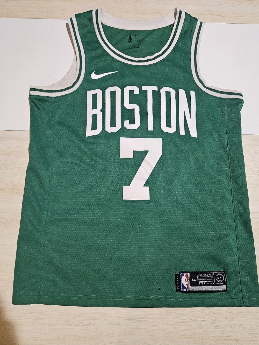 Nike Boston Celtics Jaylen Brown Nike Icon Edition Swingman Jersey Medium